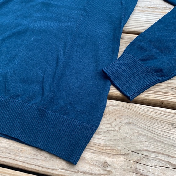 Johnny- Blue Sweater/ Mid Turtle Neck Shirt - Picture 3 of 5